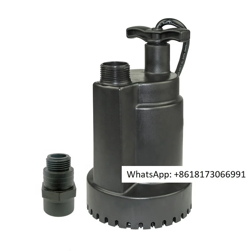 Portable water pump for household thermoplastic pumps