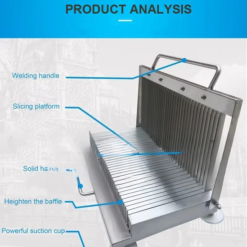 Soft Food Cutter Stainless Steel Vegetable Slicer Lunch Meat Duck   Tofu Cold Noodle Slicing Machine