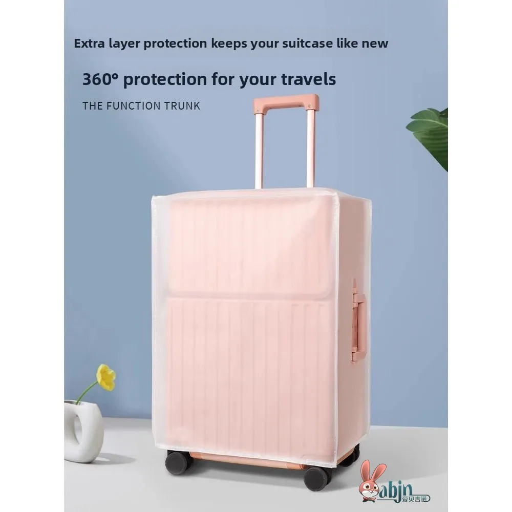 Thickened Protective Cover for Luggage Transparent Waterproof And Wear-resistant  Suitcase Cover for Check-in Baggage