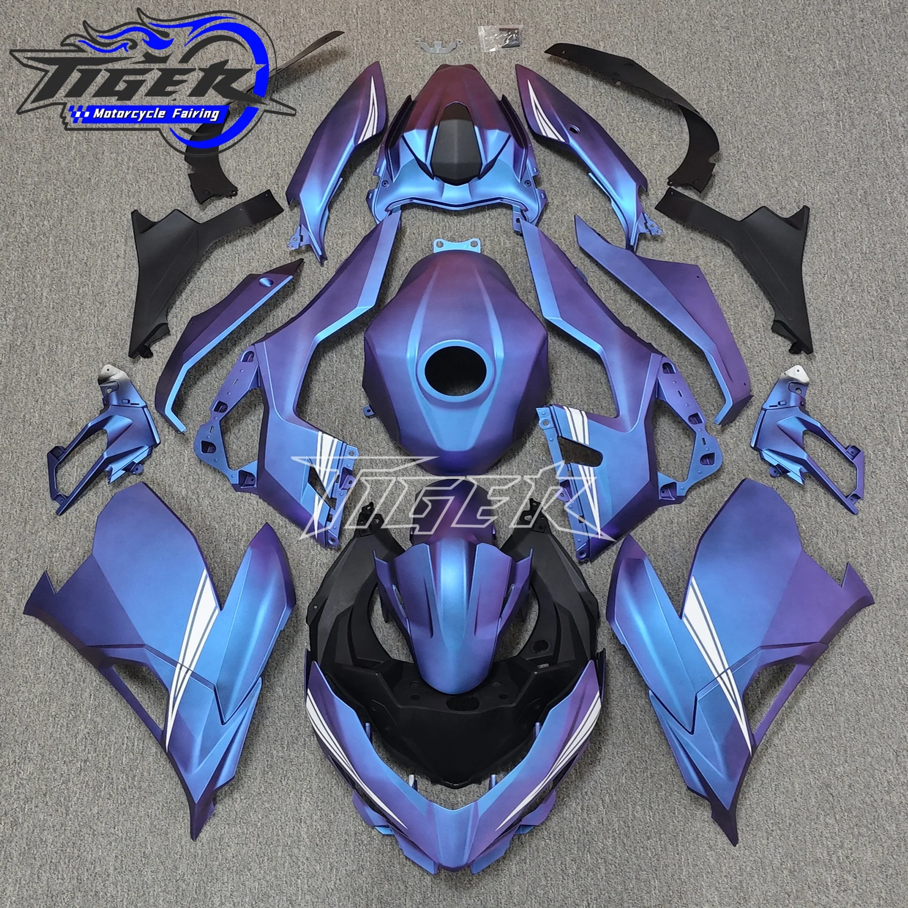 

Motorcycle Bodywork Fairing ABS Injection For Kawasaki Ninja400 2018-2024 Whole Fairings Kit