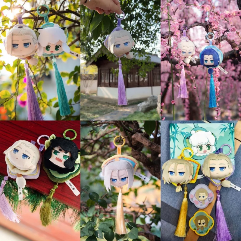 

Funism Plush Blind Box Pendant Luoxiaohei Chinese Style Anime Plush Doll Bag Keychain Birthday Gift For Anime Hobby Collectors
