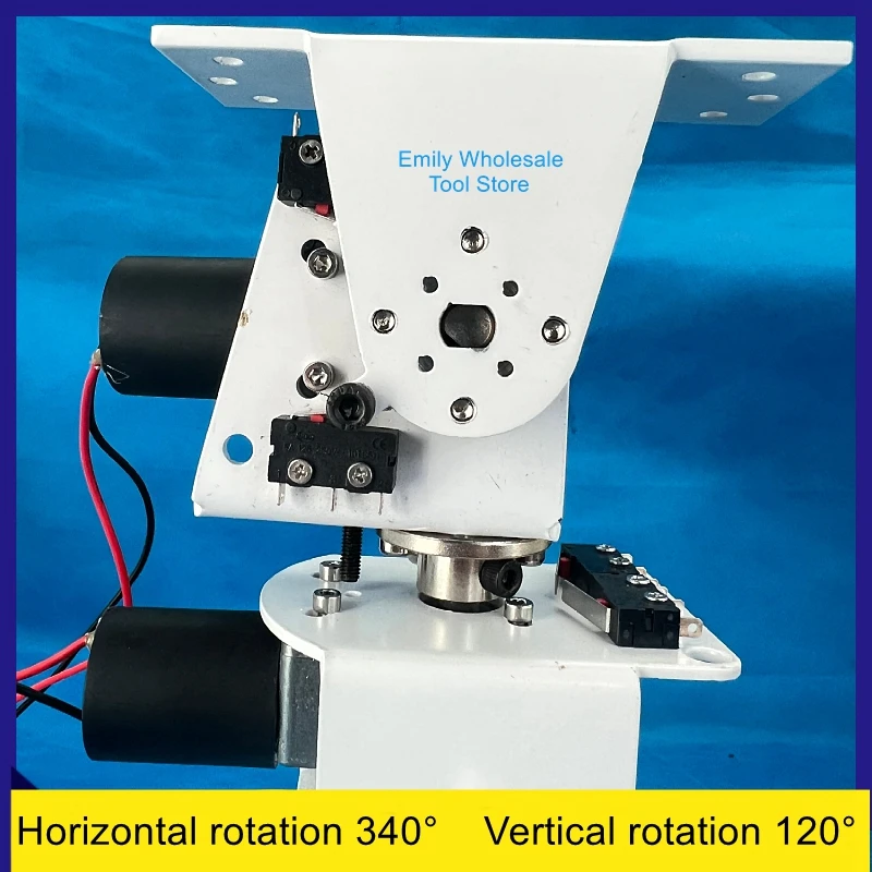 DC Dual-Axis Head Solar Tracking Surveillance Robotics High Load High Torque All Metal X-Axis Y-Axis