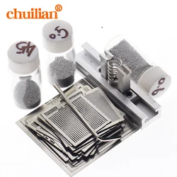 27pcs BGA Templates Sik tin Fixture Tin solder ball Soldering Tools BGA Reballing StationCombination tools Jig Kit