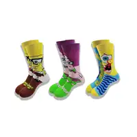 Anime lindo dibujos animados Hip Hop personalidad estilo callejero feliz novedad impresión y teñido hombres y mujeres calcetines