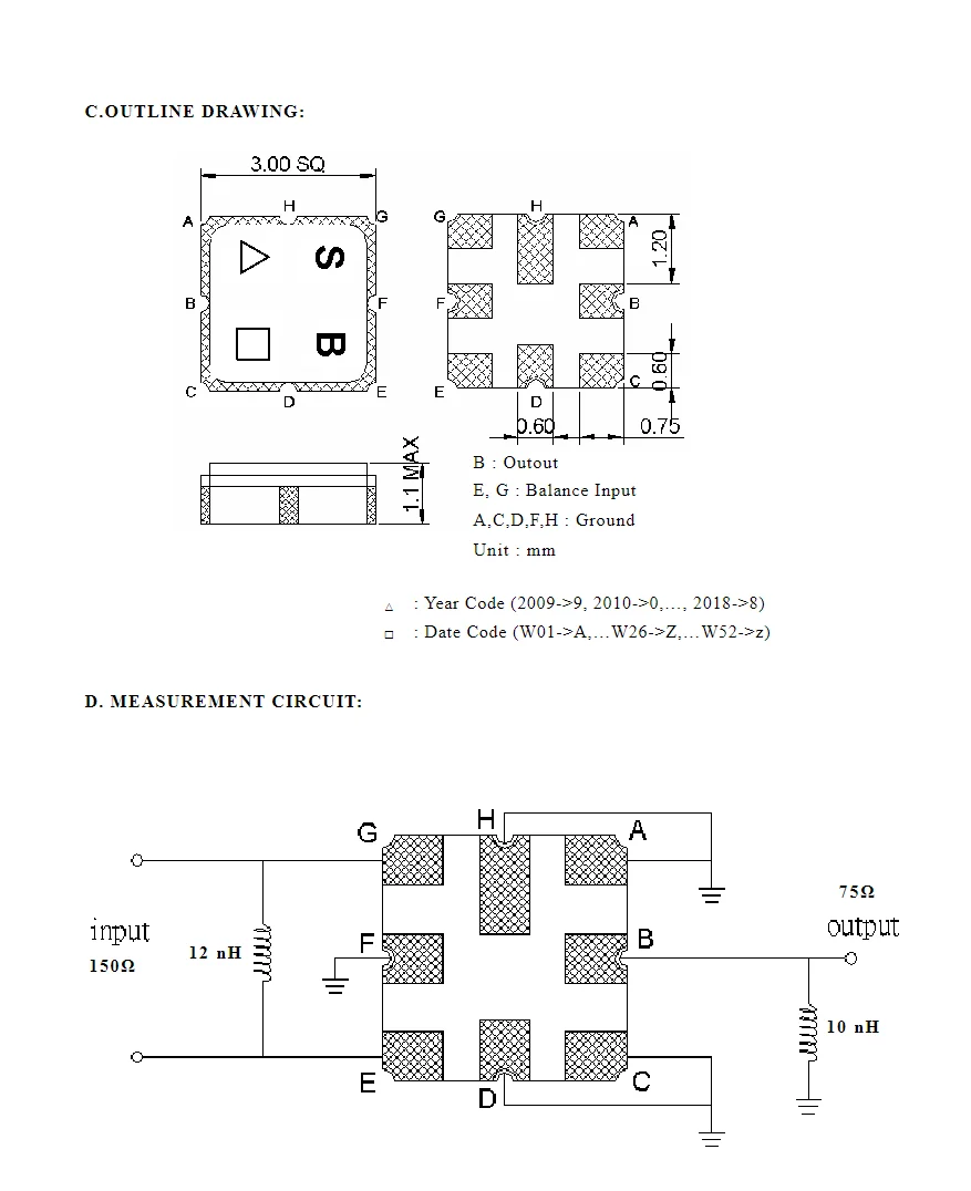 (10PCS) TA1279A code SB brand new genuine 2040MHz packaged SMD SAW filter in stock