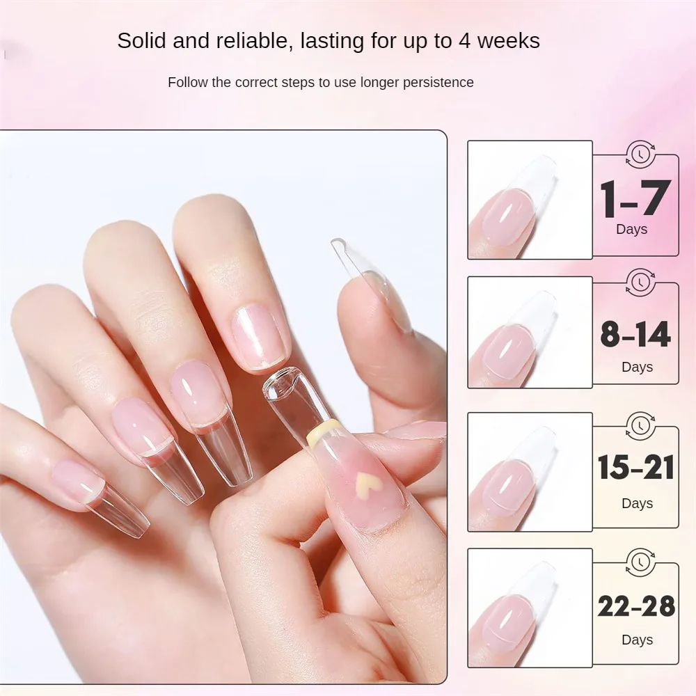 Stark klebender fester Patch kleber sanft auf Nägel Nagel Patch Gel lang anhaltende Hold Gel Maniküre dauerhafte und flexible Nail Art