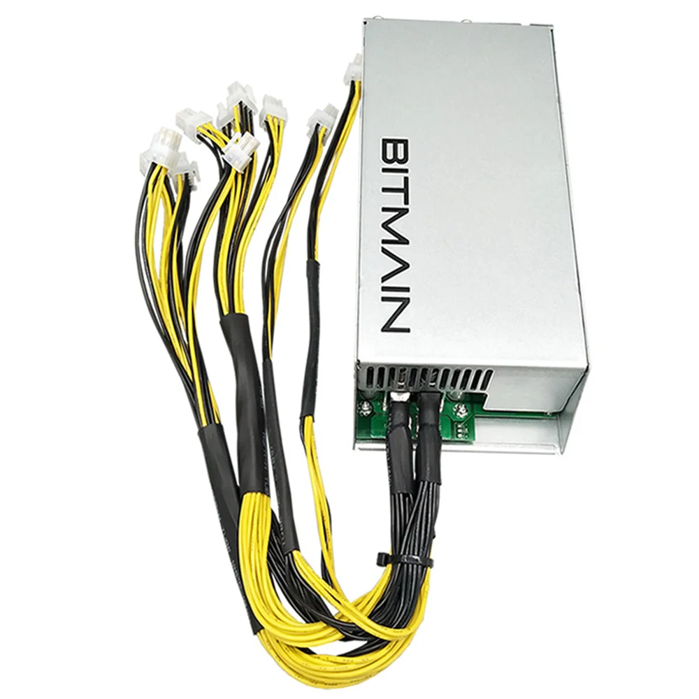 SuperSuper APW7 1800 ワット電源マイニング PSU ビットメイン Antminer S9/L3+/A6/A7/R4/S7/E9 と 10X PCI-E 6Pin Co ホットセール
