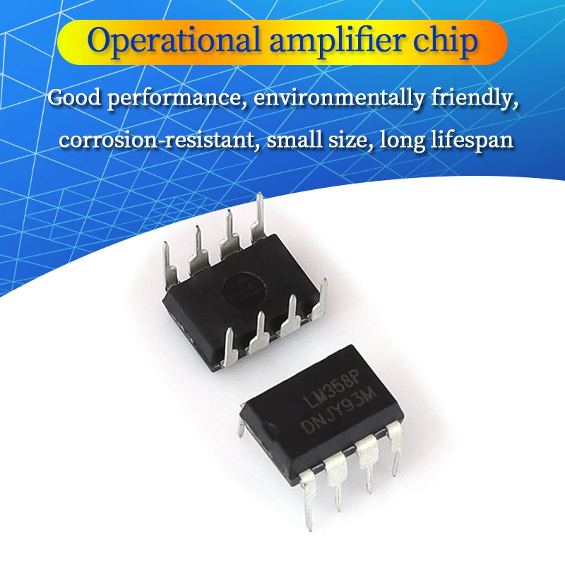 10PCS LM258P LM311P LM331N LM358P LM393P LM386N-1 LM567CN LM2903N LM2904N Operational Amplifier IC Chips Voltage comparator