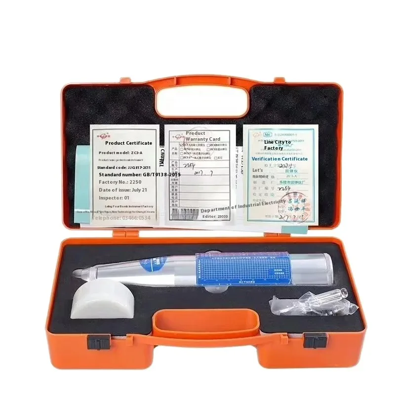 Digital Display Concrete Mortar Brick Rebound Meter Instrument Steel Drill for Testing Equipment