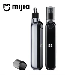 Mijia Electric Nose Hair Trimmer Intelligent LED Digital Display With Double-edged Blade Trimmer For Nose MJYB01
