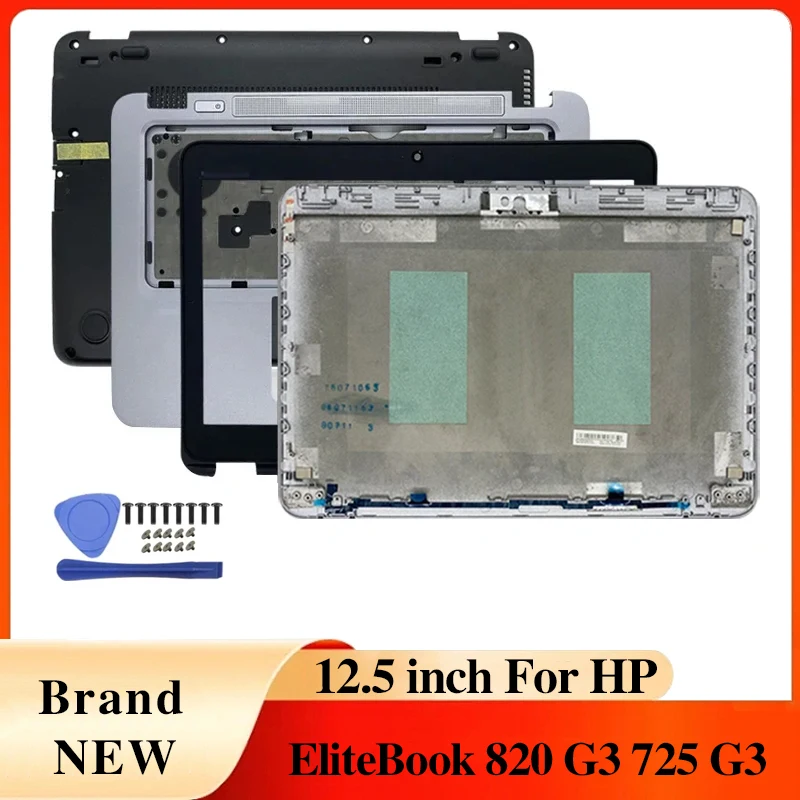 For HP EliteBook 820 G3 725 G3 NEW Laptop Case Notebook Screen LCD Back Cover/Front Bezel/Palmrest/Bottom Case/Hinge Accessories