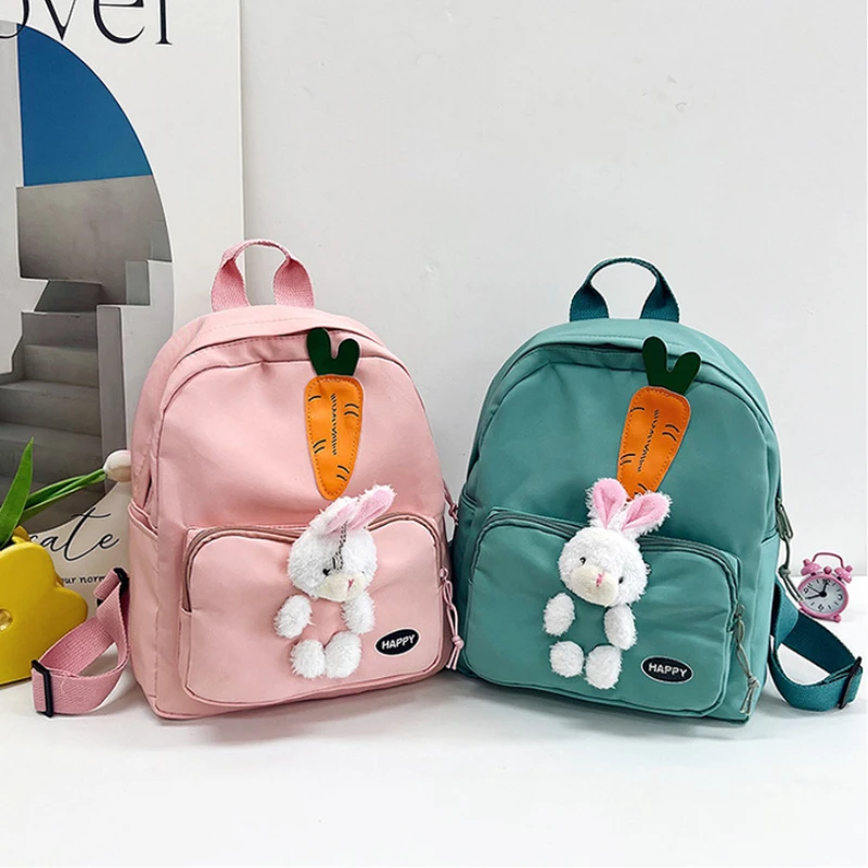 Kids Cute Cartoon Rabbit Backpack Children\'s Bag Boys Girls Backpacks for Kindergarten Baby Outgoing Backpack Child Bag