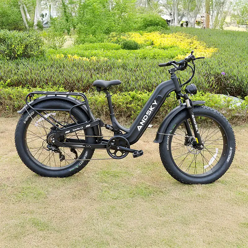 ANDSKY Gravita LS City Commuter Electric Bicycle 80Miles Long Range 48V 20AH Removable Battery 32MPH 1300W Motor 90Nm Powerful Torque Electric Bike for Adults E-bike with 6-Piece Kit - view 7