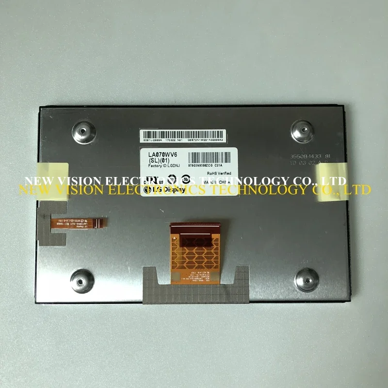 

LA070WV6-SL01 LA070WV6(SL)(01) LA070WV6SL01 Brand New Original 7 inch LCD Display Screen Car Central Control Display for LG