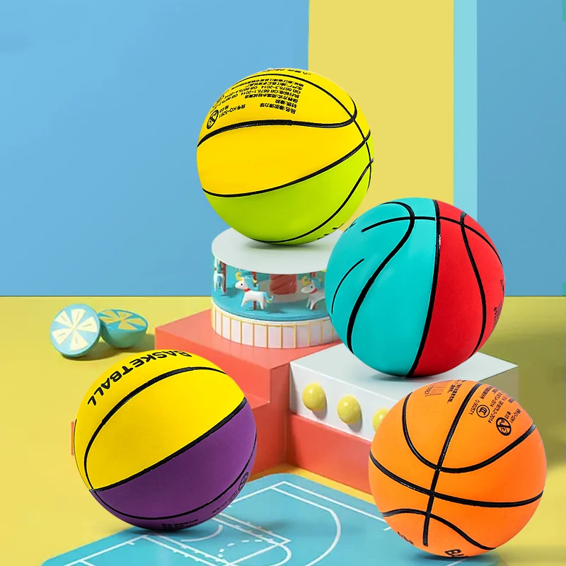 Mini Simulation 6cm Soccer Basketball Hollow Bouncy Ball Indoor And Outdoor Parent-child Interaction Decompression Toys