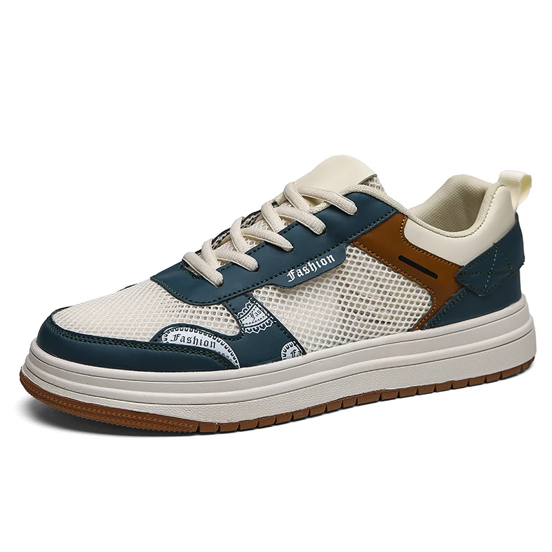 

Новые мужские весенне-летние дышащие кроссовки на плоской подошве, удобные лоферы, повседневная спортивная обувь, большой размер 47.