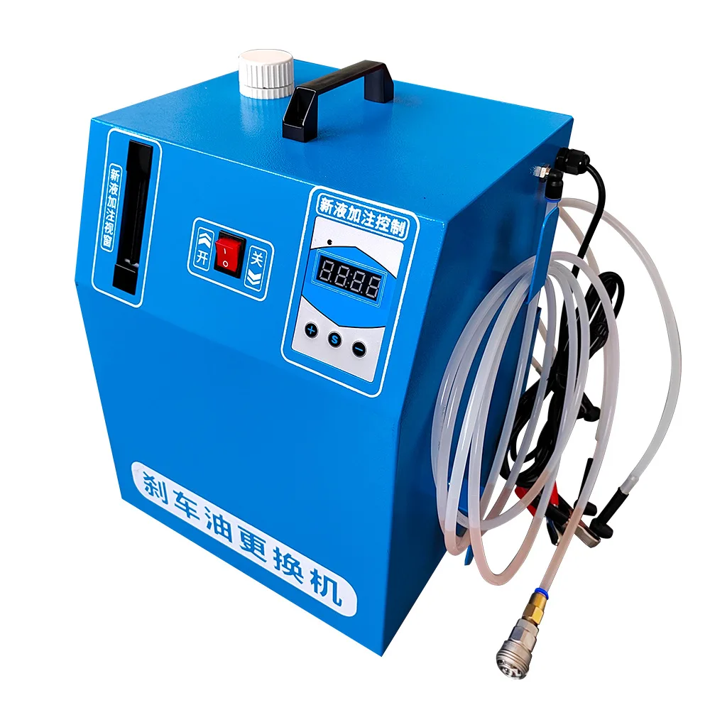 

Automobile brake oil replacement machine electric positive pressure new oil filling controllable four