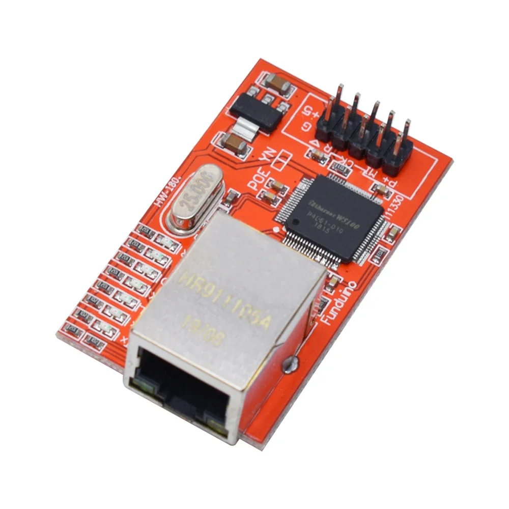 Mini W5100 LAN Ethernet Shield Network Board Module R3 W5100 3,3 V, Compatible con Ethernet UNO Mega 2560