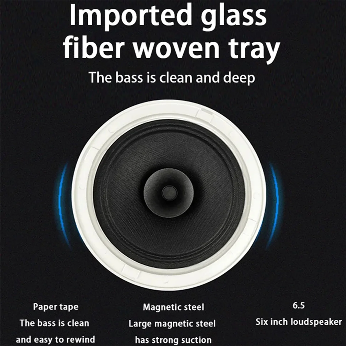 Nuevo Altavoz de techo de 3C-6 pulgadas y 8ohm, altavoces pasivos con sonido estéreo de rango completo, sistema de música de fondo para el hogar para oficina y cocina