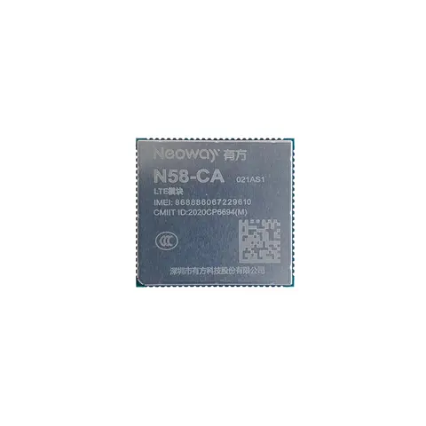 Neoway N58 CA-021AS1 CAT1 LTE 4G Module N58-CA-021AS1 GNSSS GPS Glonass BDS FDD-LTE For Europe /EMEA /SEA /Latin America