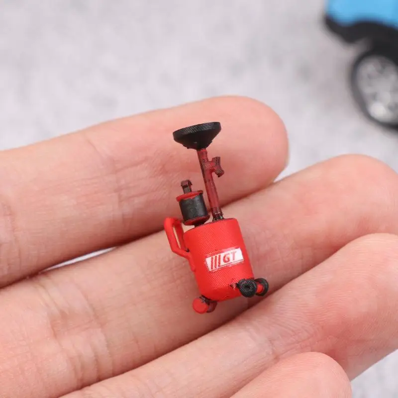 1:64 محاكاة النفط جامع مصغرة الإطارات المنتقى نموذج ورشة إصلاح المشهد الدعامة نموذج ملحق وقوف السيارات الكثير مدينة لتقوم بها بنفسك نموذج #4