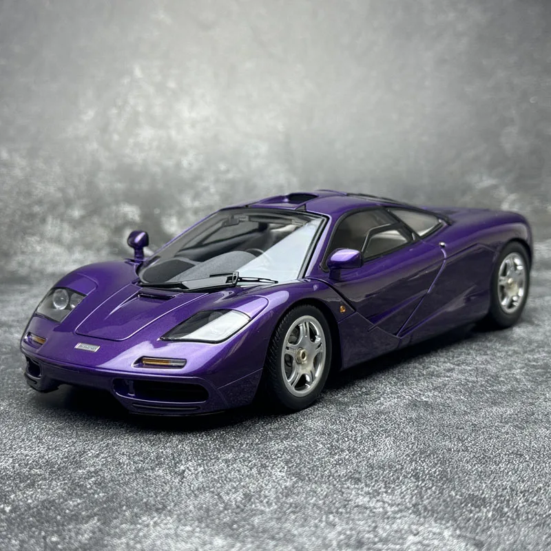 LCD 1:18 échelle en alliage moulé sous pression McLaren F1 XP5 supercar jouets voitures modèle classiques nostalgie adulte Souvenir cadeaux affichage statique