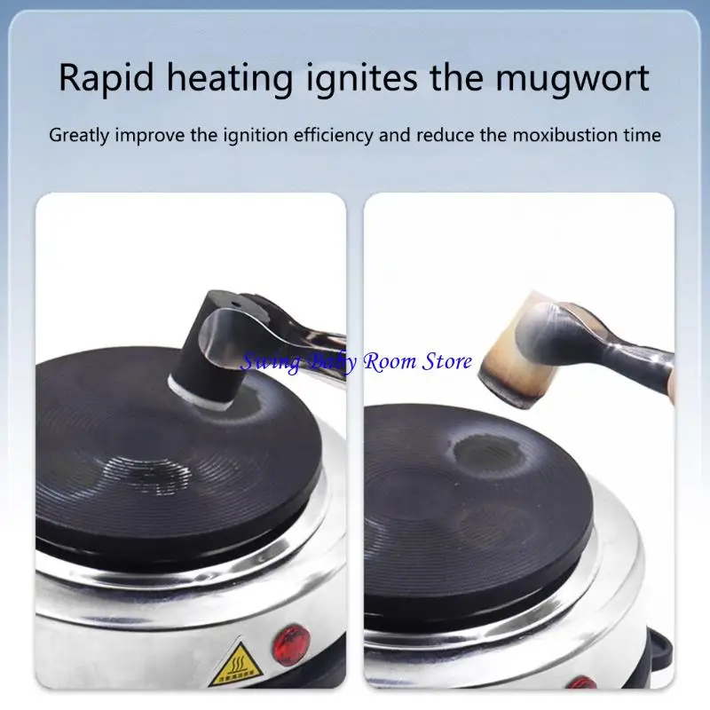 K1AD Multipul Miniature Electric Cooktop 500W da cottura singolo per il latte caffè Riscaldamento SPAZIA