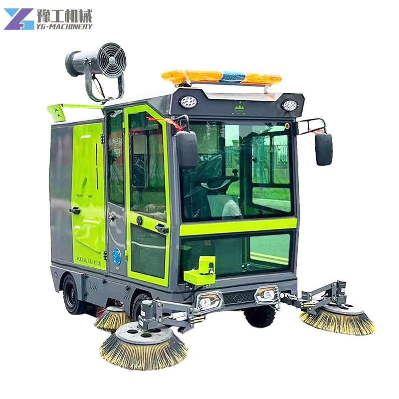 Municipal Road Cleaning Sweeper Machine Multifunctional Street Wheel Industrial Street Sweeper Vehicle Road Sweeper for Sale