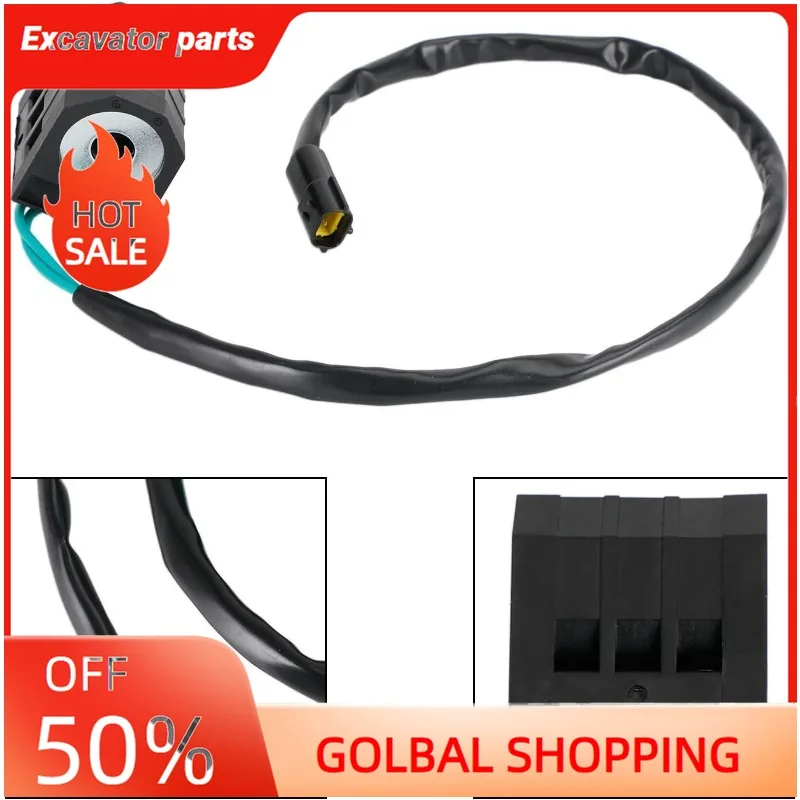 Topteng 24V DC Magnetventilspule für Doosan Daewoo DH220-5 Bagger Bagger