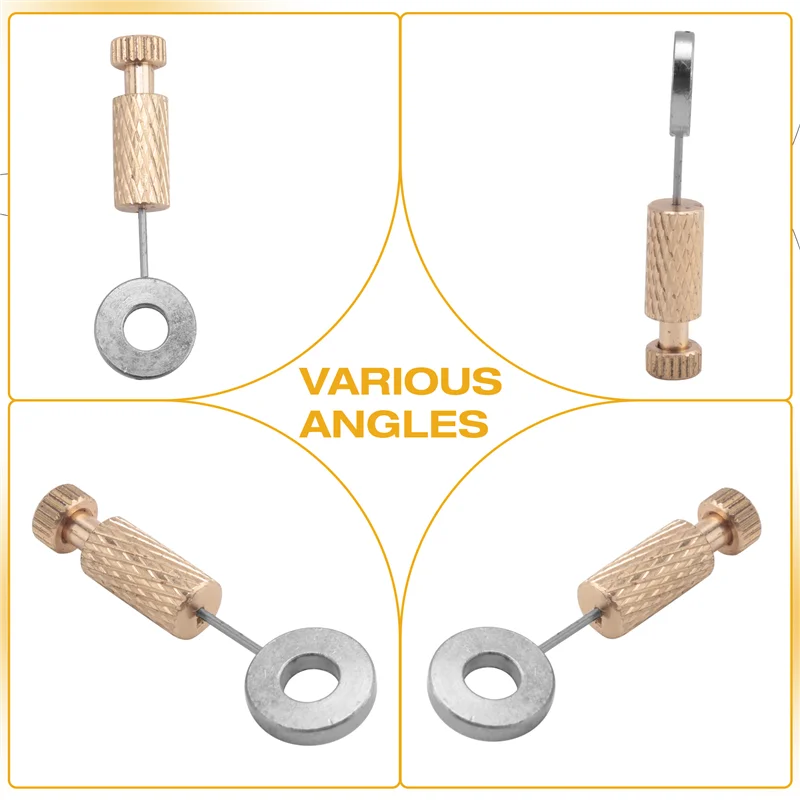 AF93-12Pcs عدد وأدوات السلع الجلدية اليدوية أدوات خياطة تحديد إبرة السلع الجلدية إبرة ثابتة خياطة 6-12 مللي متر