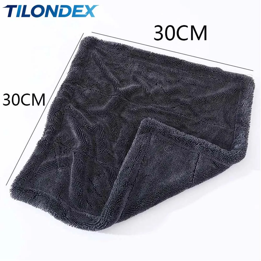 1 PC 1000GSM Ultrafine Microfiber Car Drying Towel - Streak-Free Lint-Free Absorbent Soft Cloth for Quick Car Drying