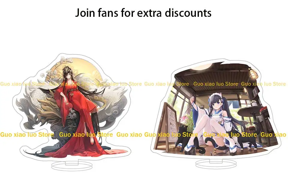 Guo Xiao Luo Store Azur Lane Skins Hind Prinz Heinrich Cheshire Atago Azuma Roon Acrylständer Anime Schreibtisch Ornament Jungen Geschenk – Detail 3