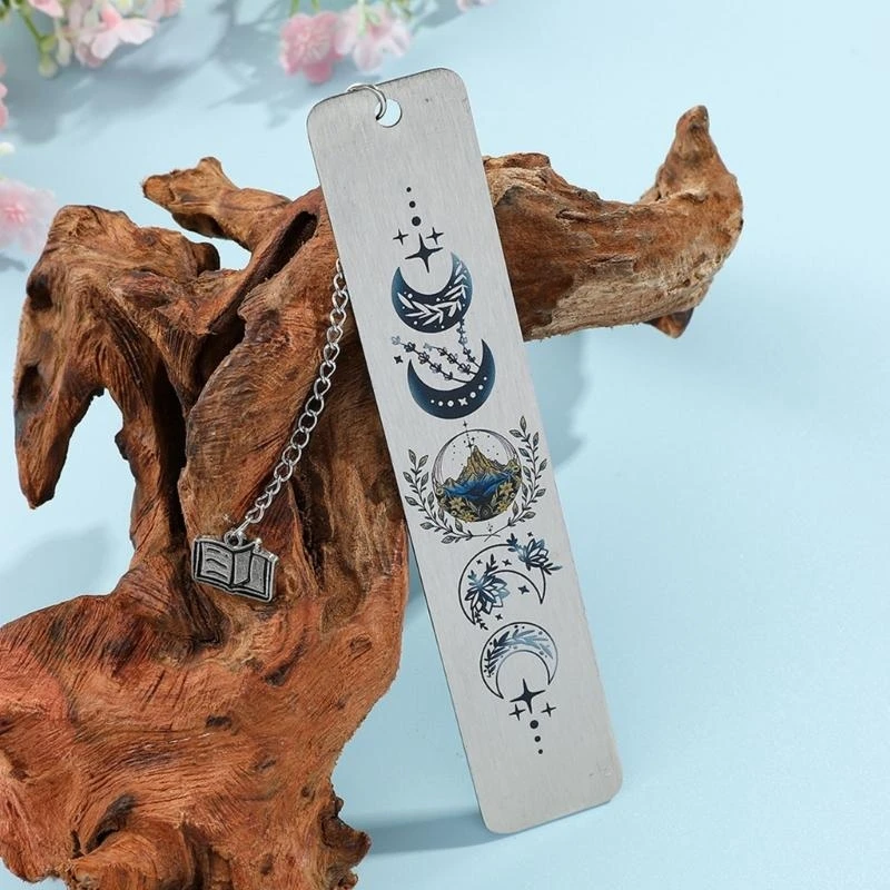 Inspirasional Stainless Steel dengan Aksesori Membaca Rantai