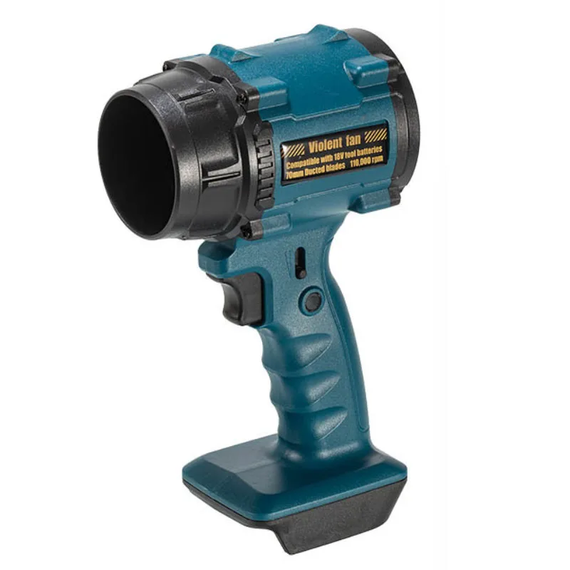Para makita 18v bateria ventilador violento de alta potência ventilador de ar sem escova turbo ventilador de velocidade ajustável folha espanador jato ventilador
