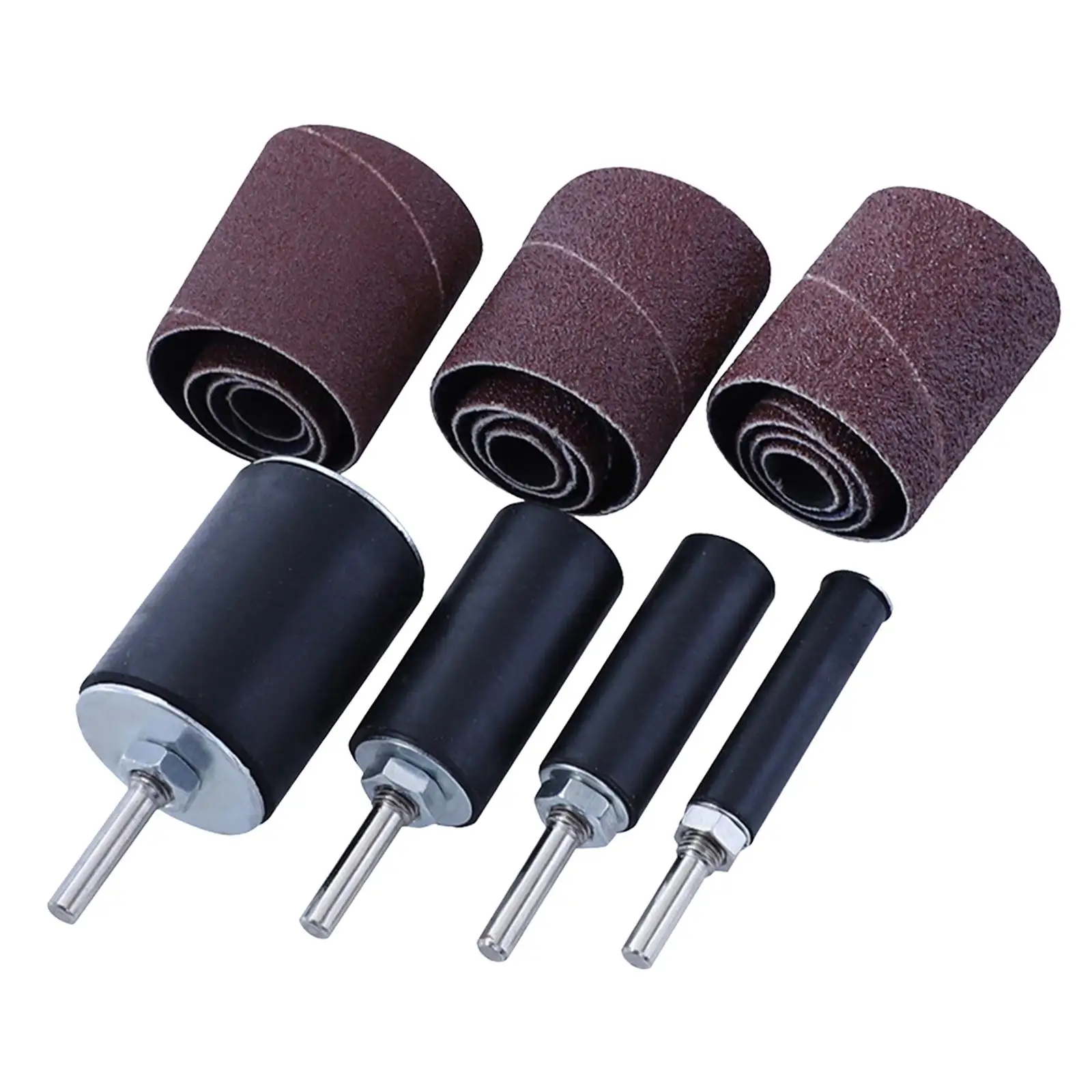 

Emery Roll Metal Burnishing Wheels Drum Sander Sanding Polishing Tools Wood Grinding Head for Woodworking