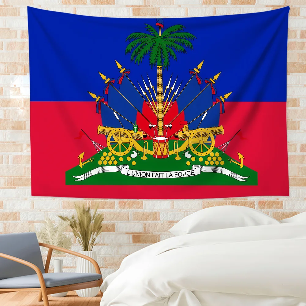 Flagge der Republik Haiti für Schlafzimmer, Wohnzimmer, Bar, Garten, Outdoor, aktive Dekoration, Hintergrund und Konzerte