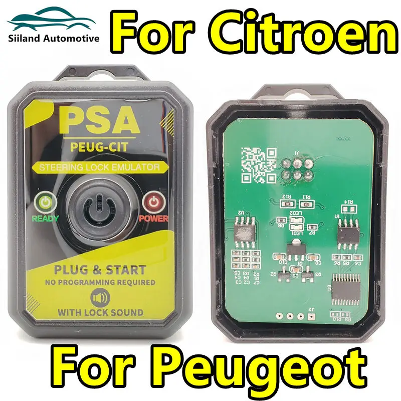 

Новый эмулятор блокировки рулевого управления, симулятор блокировки звука для Citroen, Peugeot, для PSA, мини-симулятор для PSA Plug and Play