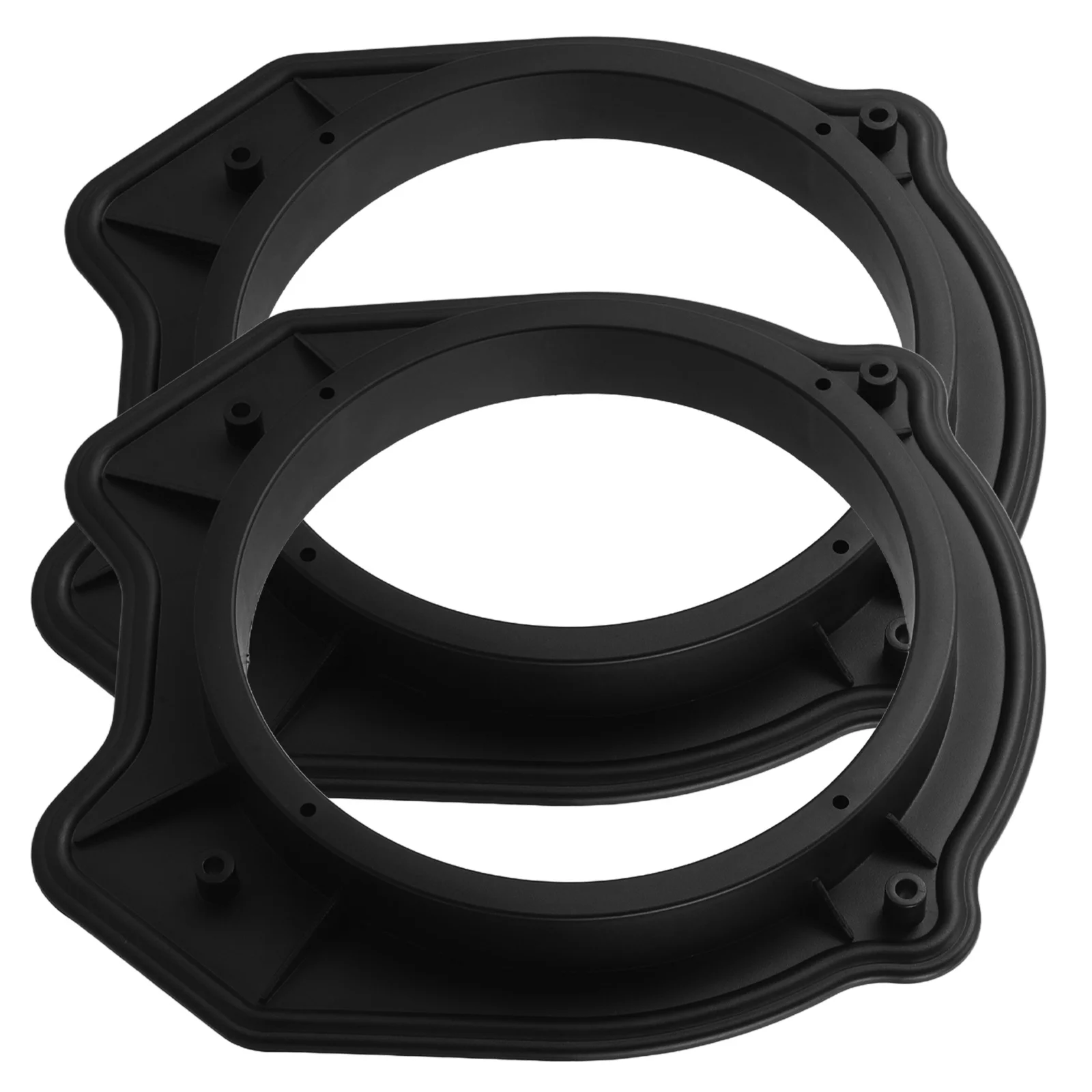 

2 pcs Spacer Rings Black Universal Mounting Bracket For Car Audio System, Anti-Vibration Speaker Adapter Ring Compatible With