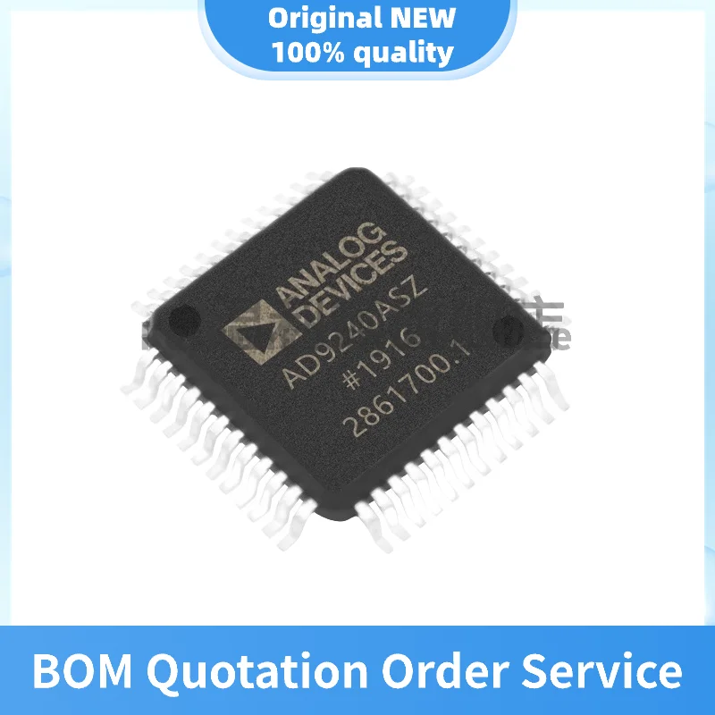 AD9240ASZ QFP44 integrated circuit IC analog-to-digital converter original and authentic