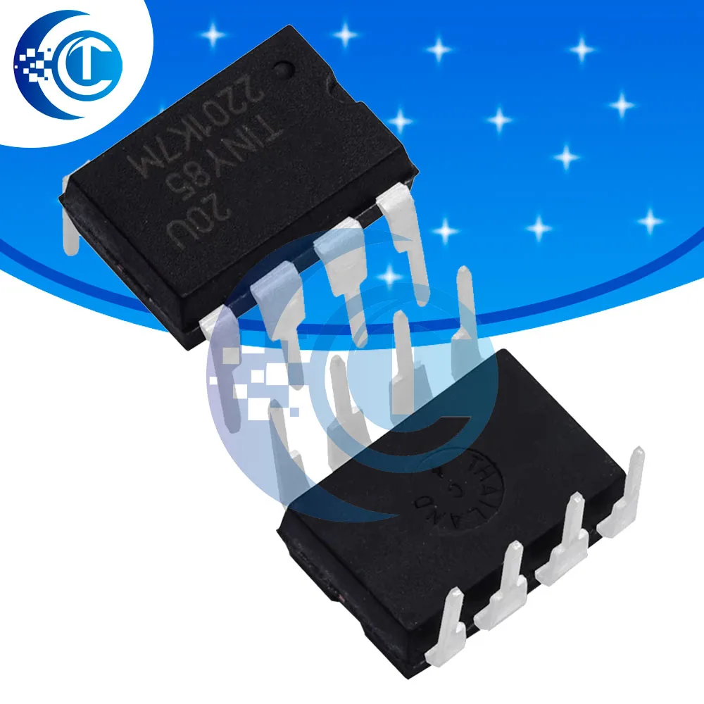 Embedded System ATTINY85-20PU - New Original DIP-8 85-20PU Microcontroller for Arduino