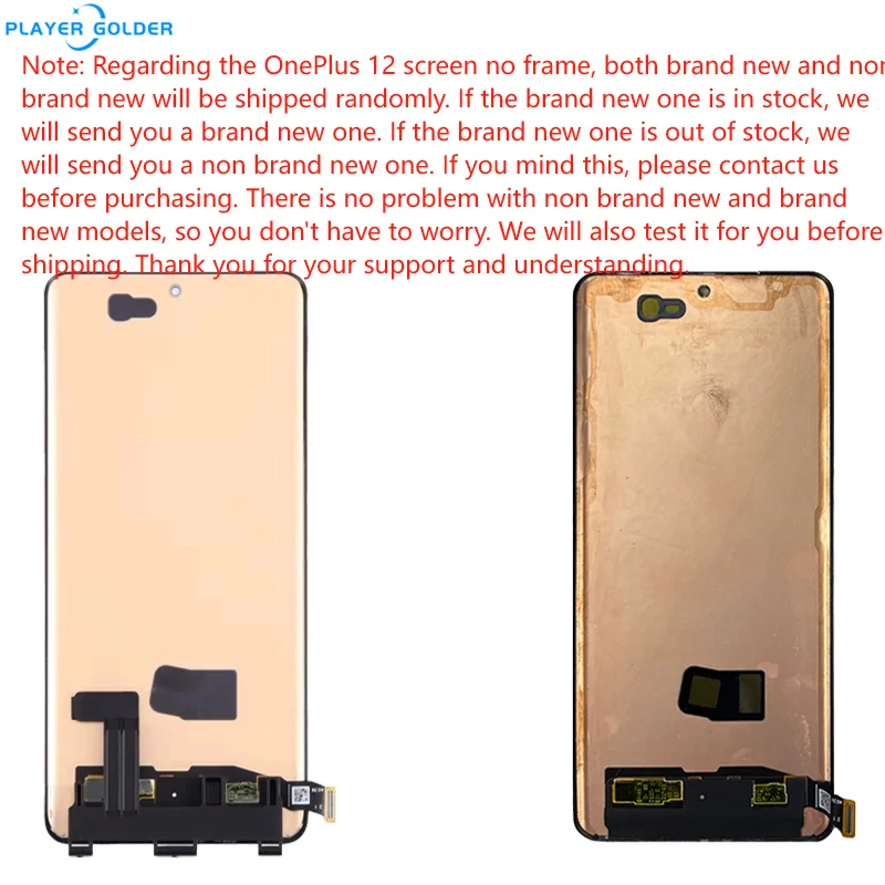 Original AMOLED For OnePlus 12 PJD110 CPH2573 CPH2581 CPH2583 Pantalla lcd Display Touch Panel Screen Digitizer Assembly Repair