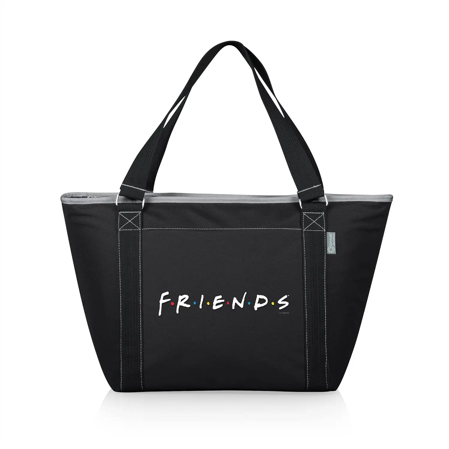 PICNIC TIME Friends Topanga Tote Cooler Bag, Soft Cooler Bag, Picnic Cooler, (Black)