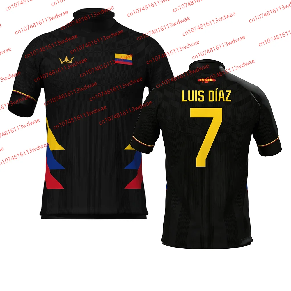 Camiseta de Fútbol Clásica con IA Chat GPT para Hombre, Camiseta de Fútbol LUIS Díaz 7, Edición Especial de Entrenamiento, Camiseta para Niño