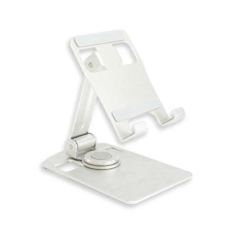 -ABJZ Multifunctional Double Folding Mobile Phone Aluminum Alloy Bracket Rotatable Lazy Mobile Phone Tablet Bracket