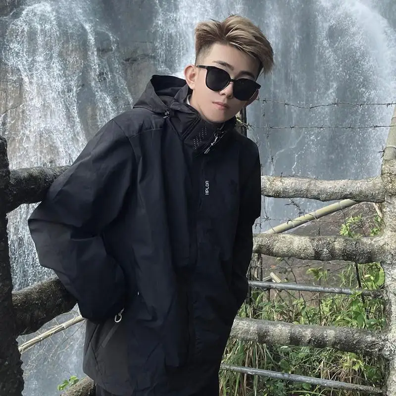 

Свободный ex American Sle, куртка для скалолазания на открытом воздухе, осенне-зимняя рабочая одежда, универсальное пальто, модная брендовая модная верхняя одежда