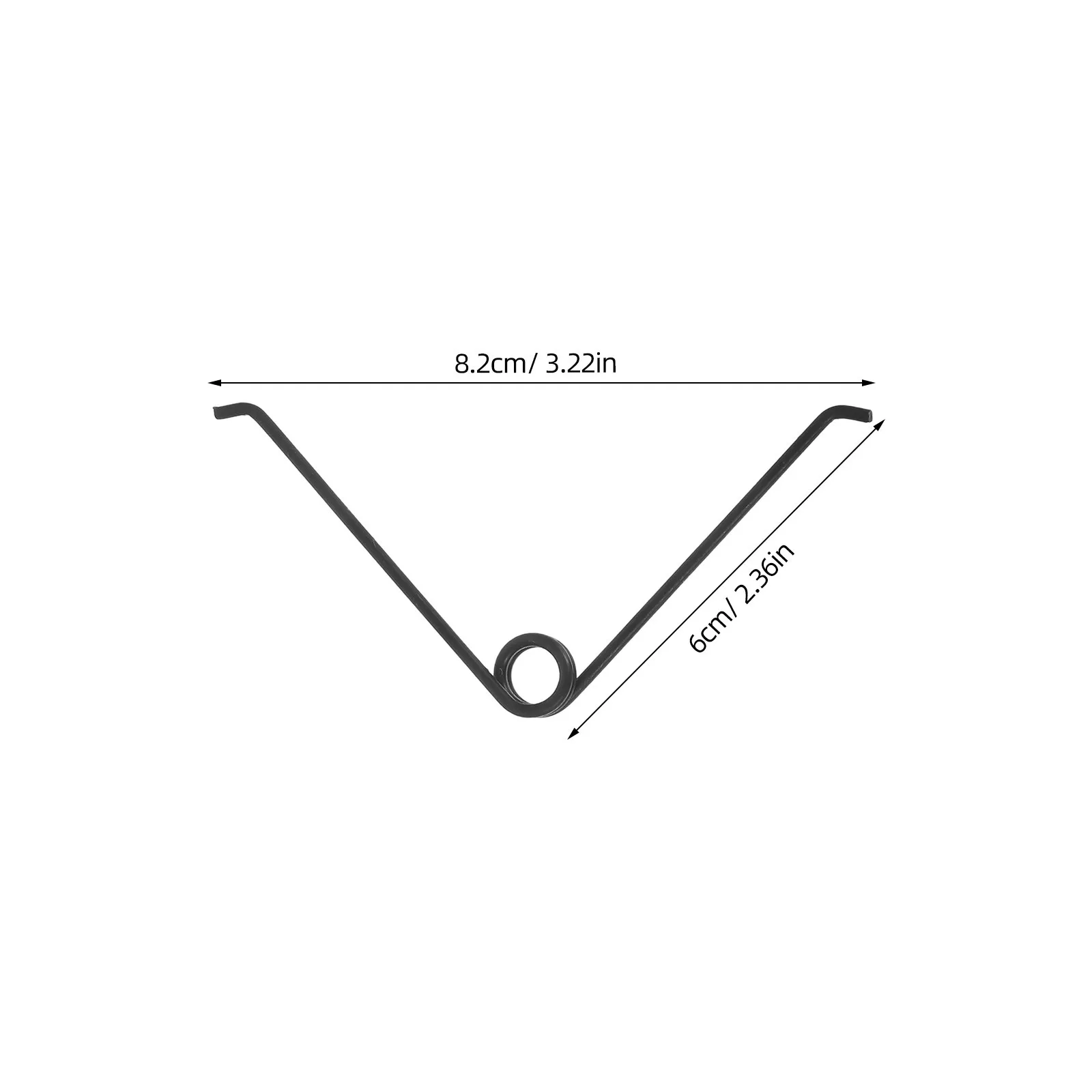 Parti a molla per potatrice a forma di V da 25 pezzi Più forte Più spesso Facile da installare per attrezzi da giardino Molla di ricambio per potatrice a lunga durata