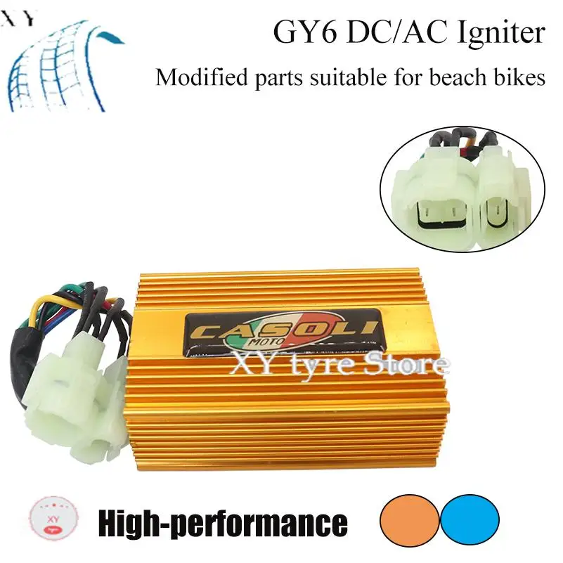 Two colors to choose from Racing No Speed Limit CDI Box DC Igniter for GY6 50CC 125CC 150CC Dirt Bike/pit Bike ATV Quad Buggy