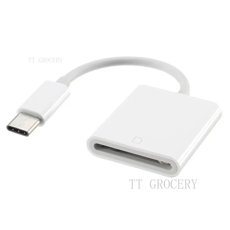 Multi Card Reader para iPhone, SD, TF Memory Card Support, Foto Transmissão, Tipo C
