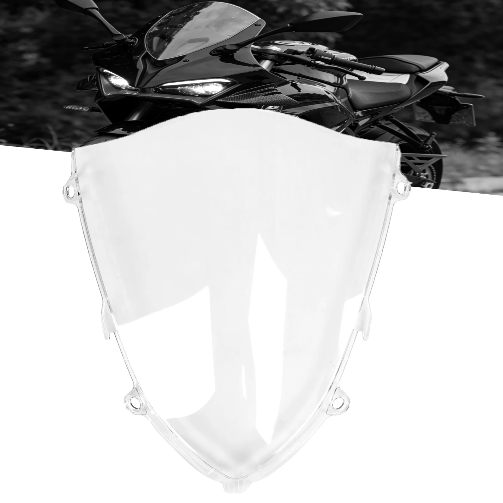 

For QJMOTO SRK600RR 2021 QJ600GS-3B Motorcycle Parts Windshield Sport WindScreen Visor Wind Deflector Body Protector Equipments