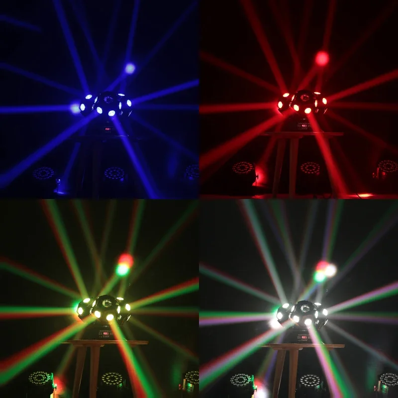 Lampu laser putar tiga lengan, lampu laser putar tiga lengan disko, lampu panggung KTV 18*10W